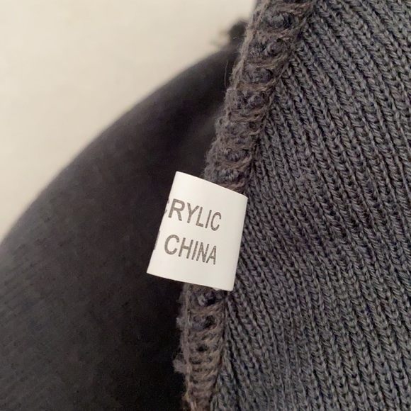 Apple Mac Embroidered Logo Beanie Hat Unisex Gray/White (OS) - Picture 15 of 16